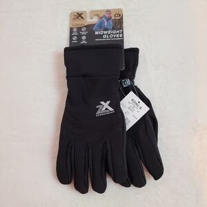 ZeroXposur Black Midweight Gloves with Touchscreen Capability Men's M/L